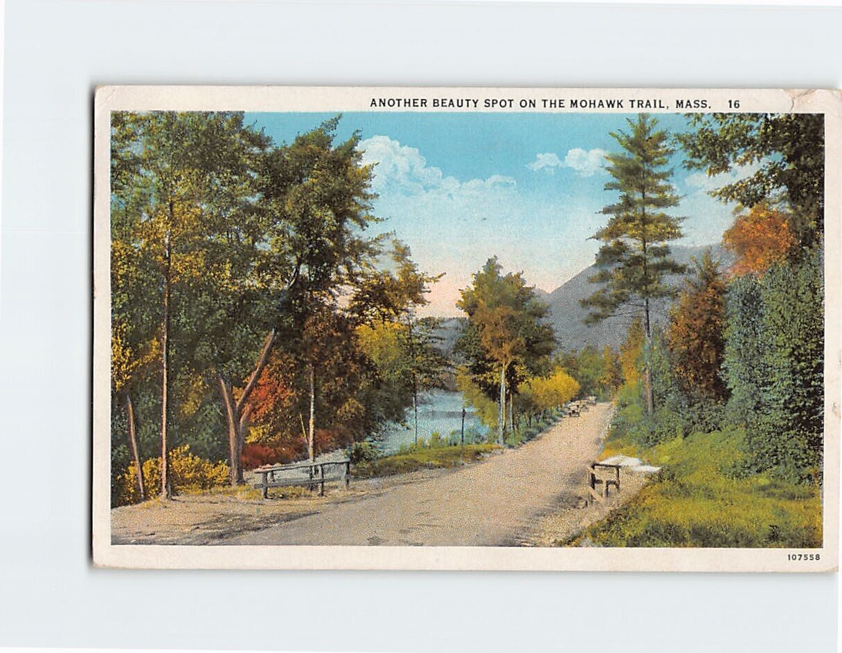 Postcard Another Beauty Spot On The Mohawk Trail, Massachusetts