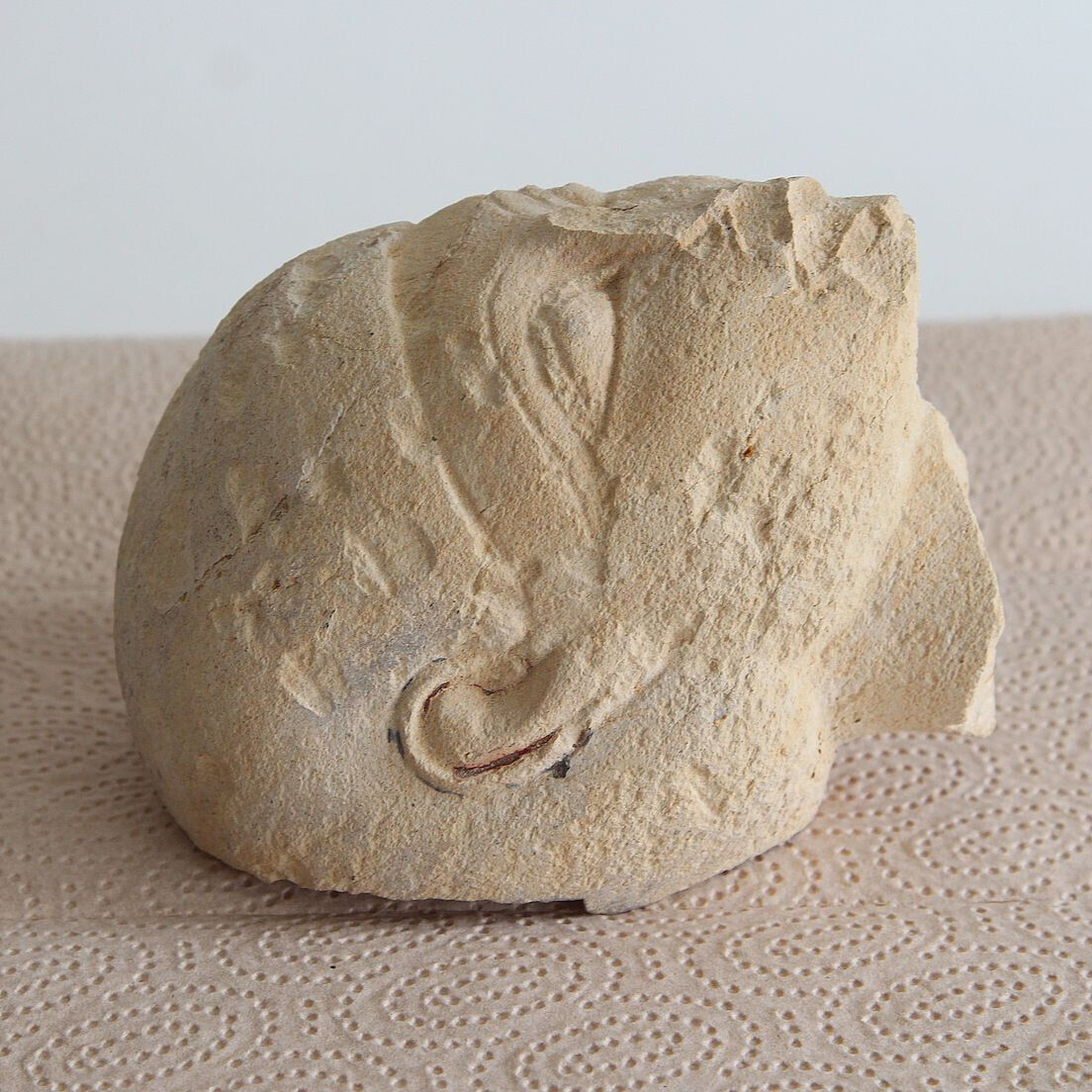 ANCIENT EGYPT | Antique sandstone head  (collected pre 1949)