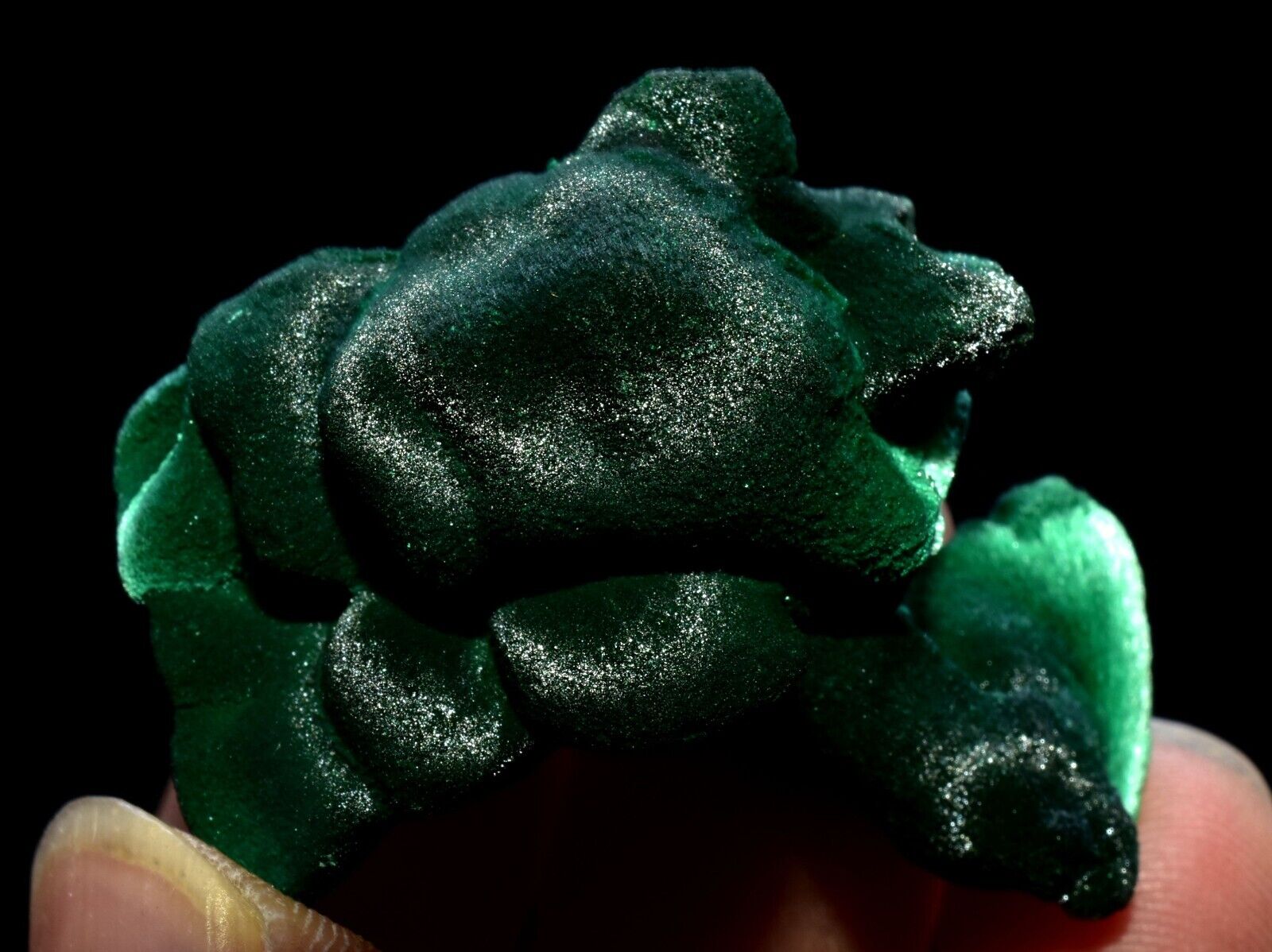 26g Top-Natural Malachite Crystal cat\'s eye Rare Mineral Specimens Collectio