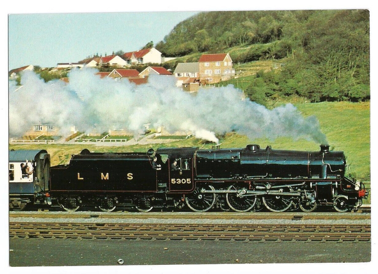 Train Railway England RR Postcard LMS Class 5MT Sir William Staniers