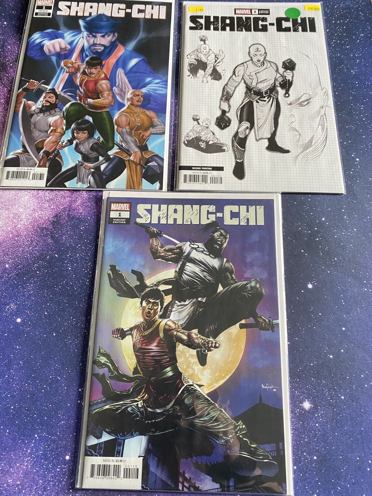 Shang-Chi #1 Mico Suayan 1:25 Variant  1st Five Weapons Society X3 Copies NM