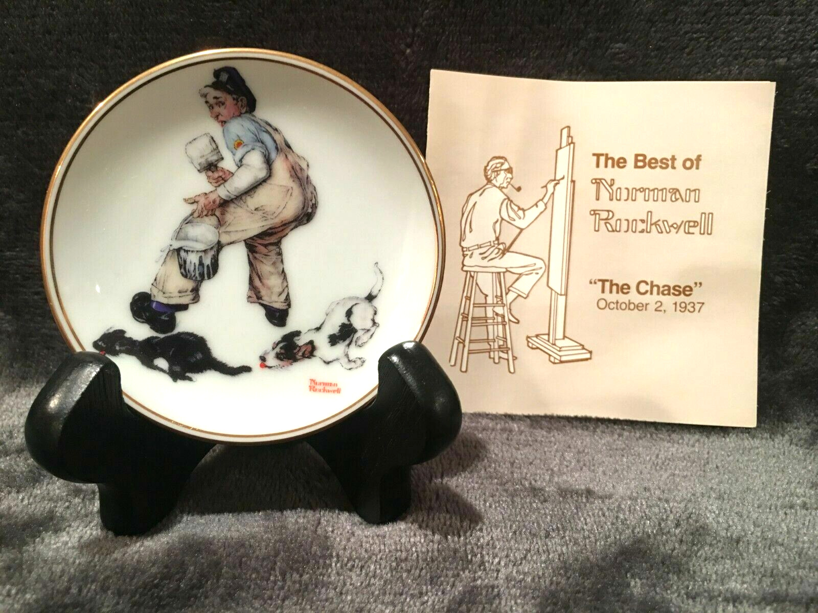 The Best Of Norman Rockwell - 1983 Miniature Collectors Plate - \