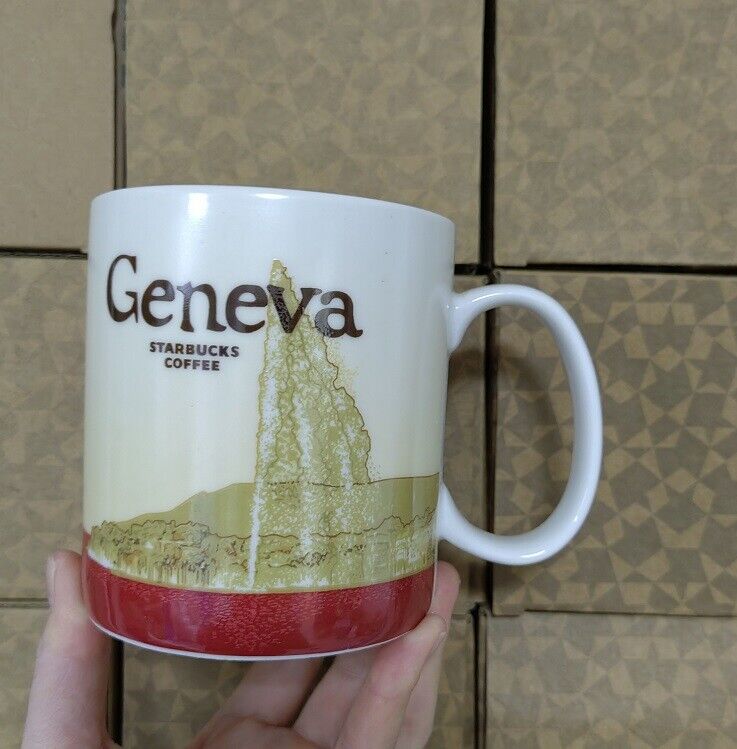 Starbucks Geneva Coffee Cup YAH Mug China City Cup 355ml Classic Collection Cups