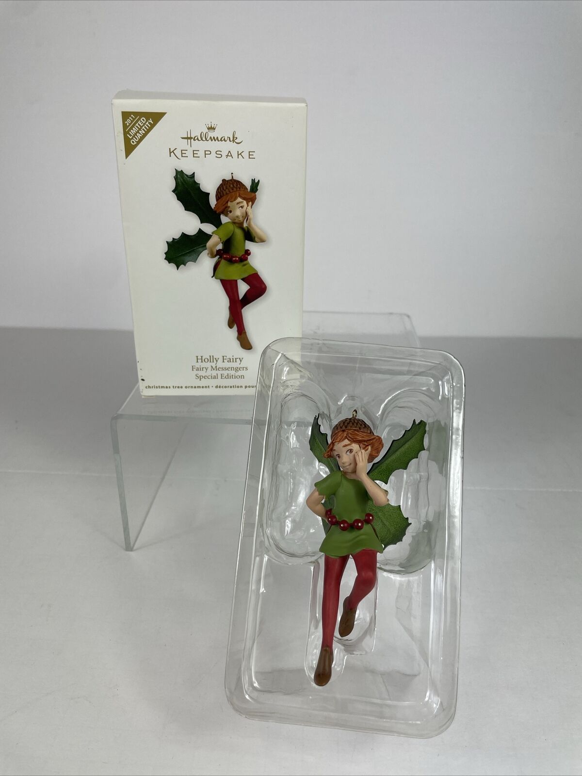 Hallmark Keepsake 2011 Christmas Ornament Holly Fairy Messengers Special Edition
