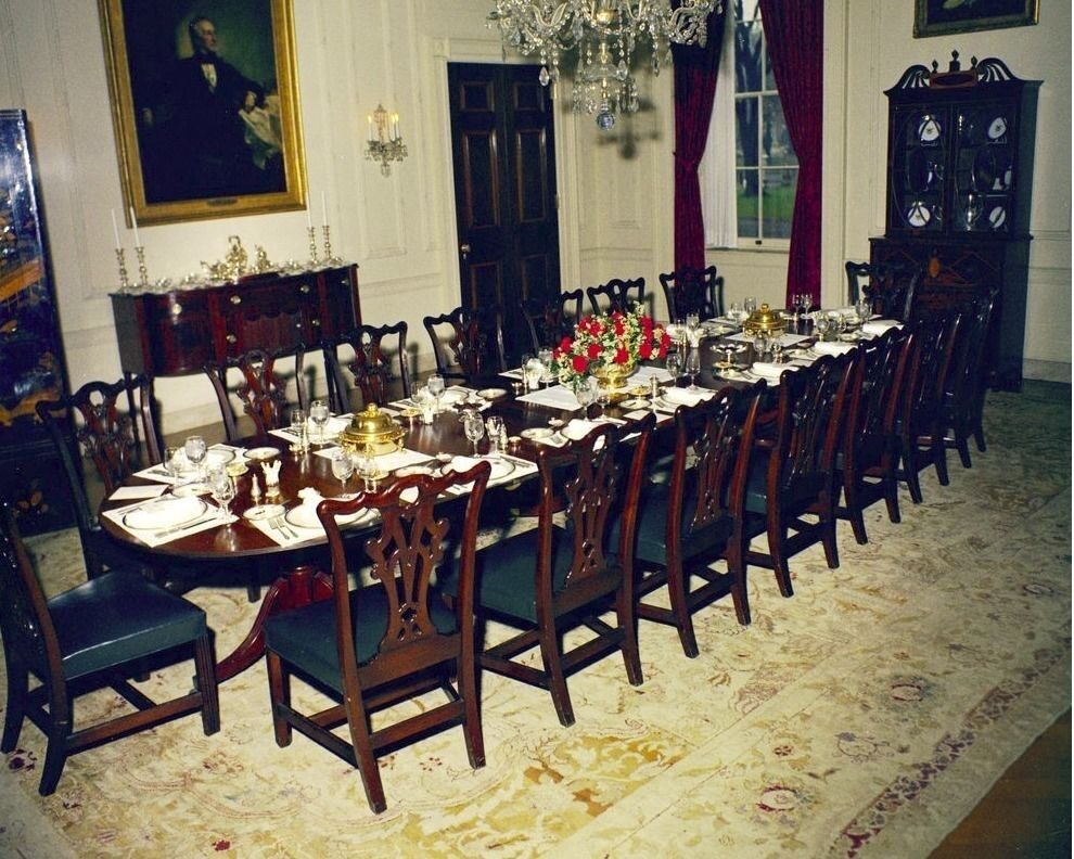 White House Family Dining Room during John F. Kennedy Presidency New 8x10 Photo