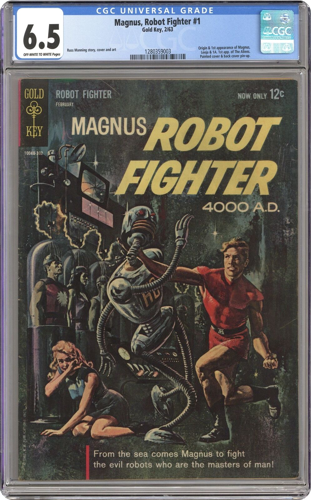 Magnus Robot Fighter #1 CGC 6.5 1963 1280359003