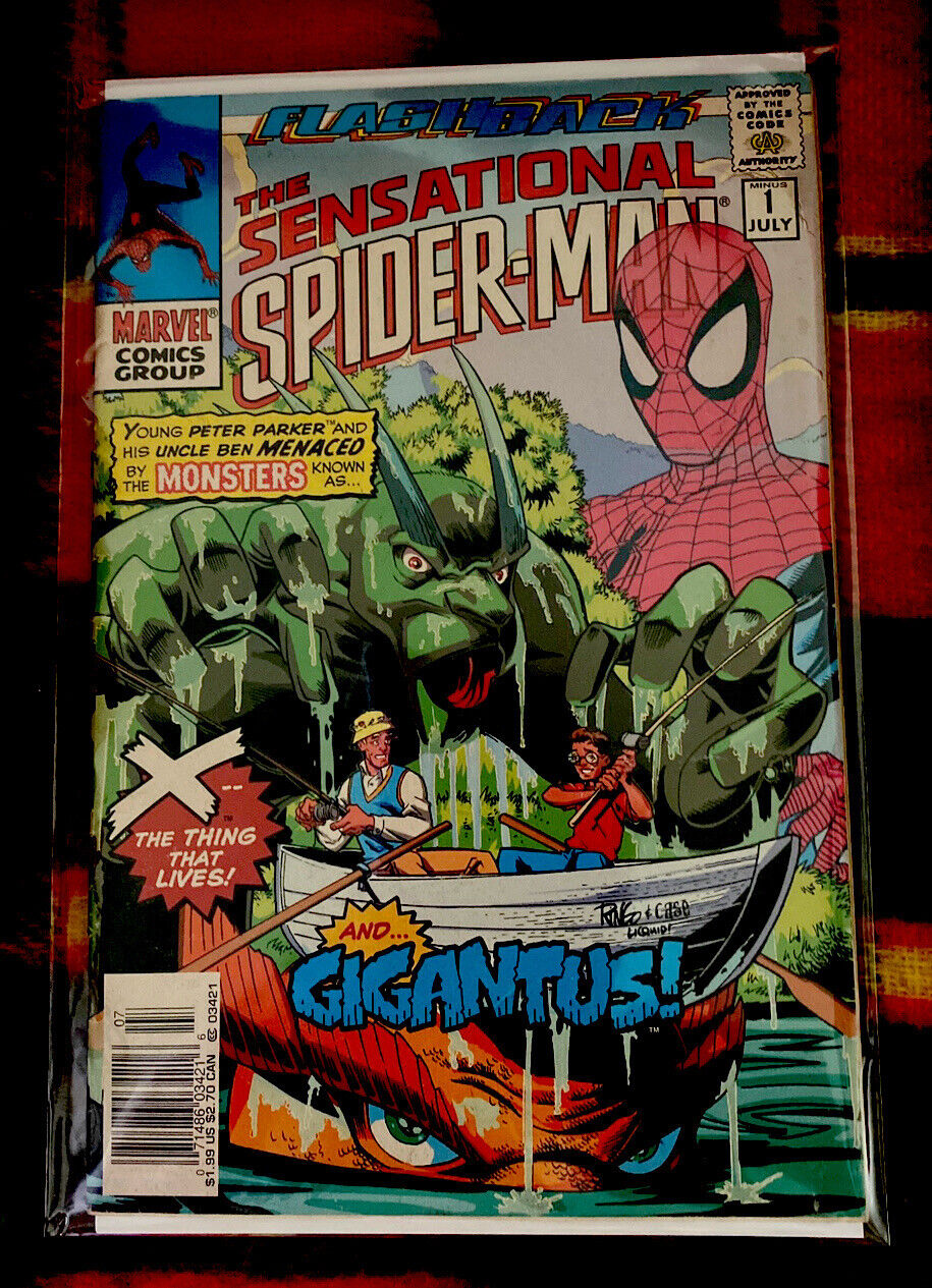 Vintage 1997 Flashback The Sensational Spider-Man #1 Marvel Comics