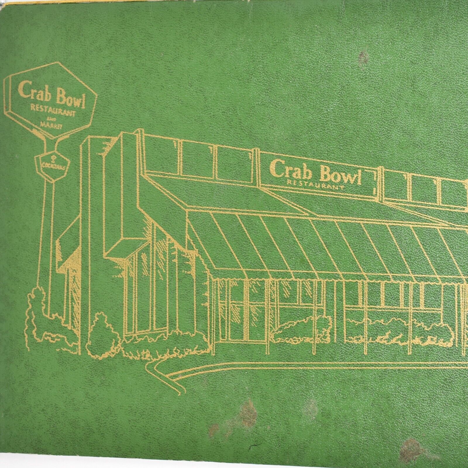 1985 Crab Bowl Restaurant Menu Jerry Sue Whitford Coronado Drive Portland OR