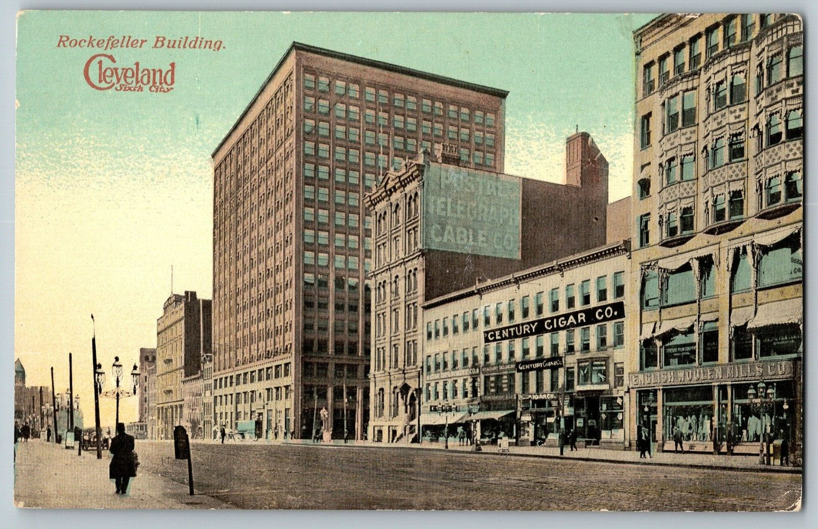 Cleveland, Ohio - Rockefeller Building - Vintage Postcard - Unposted