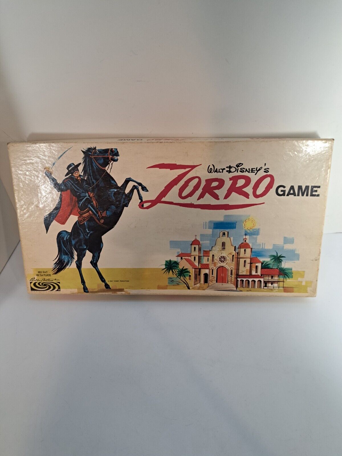 Vintage Walt Disney's Zorro Game Parker Brothers Rare Complete EUC