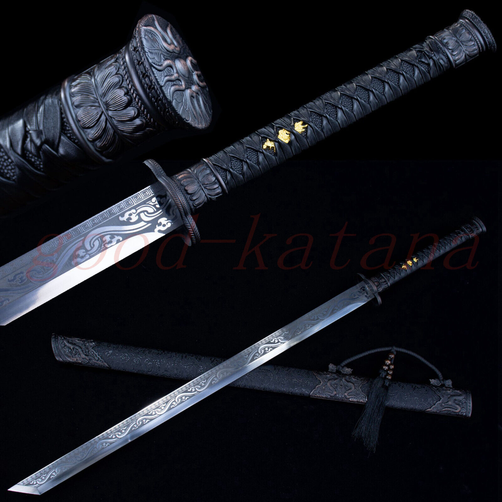 43 Inch Chinese Sword Handmade High Manganese Steel Swords Sharp Battle Dao 绣春刀