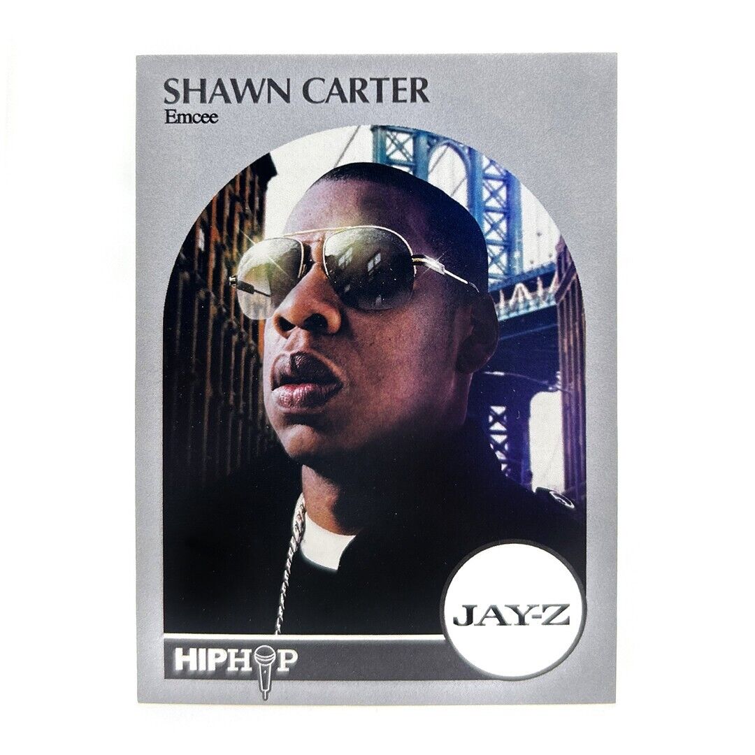 JAY-Z Shawn Carter Hip-Hop Trading Card 1990 NBA Hoops Design 