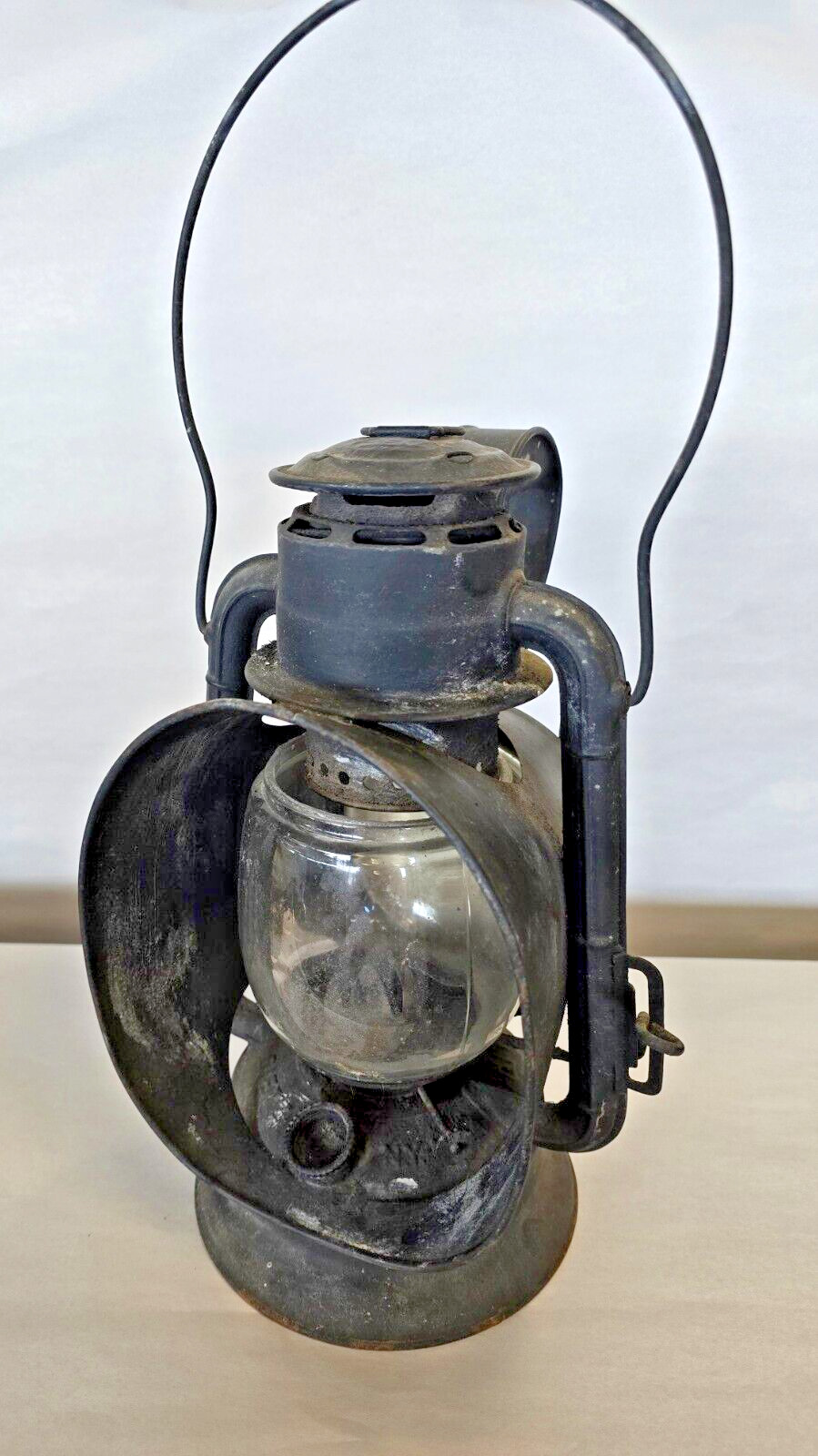 Antique Dietz Little Wizard Inspector Railway Lantern w Original Globe