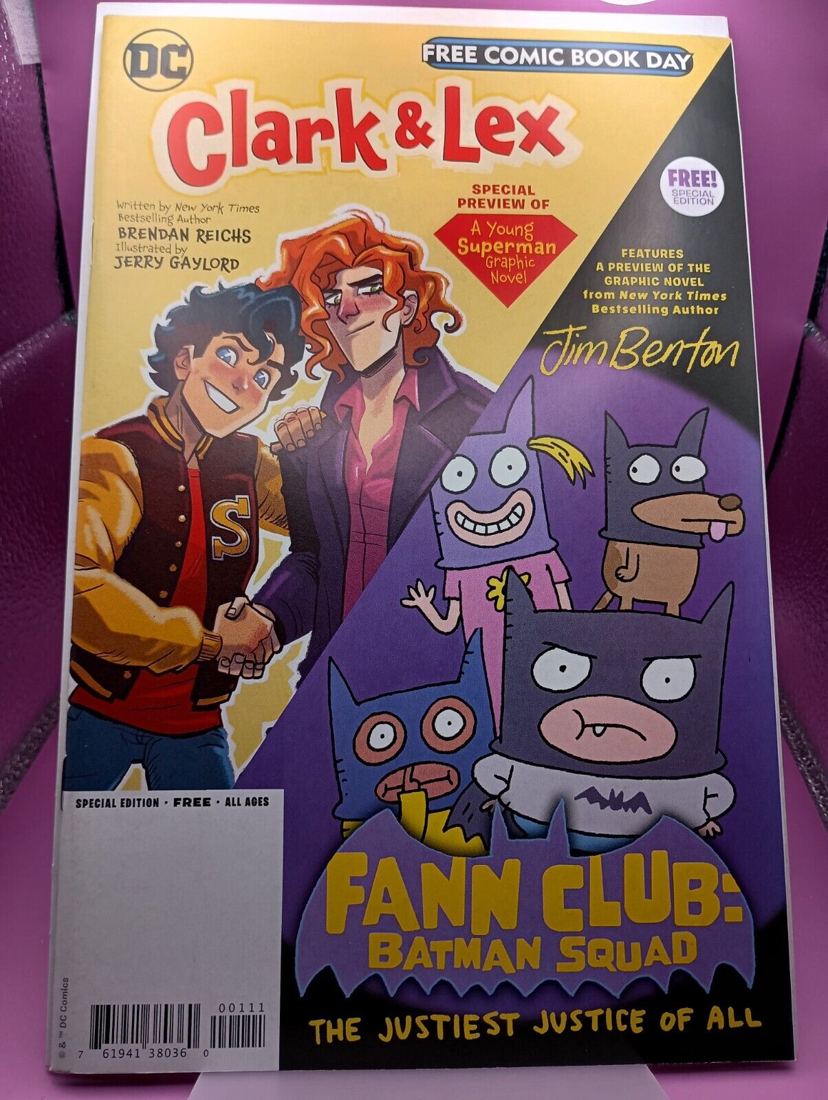 UNSTAMPED 2023 FCBD Clark & Lex Promotional Giveaway Comic Book 