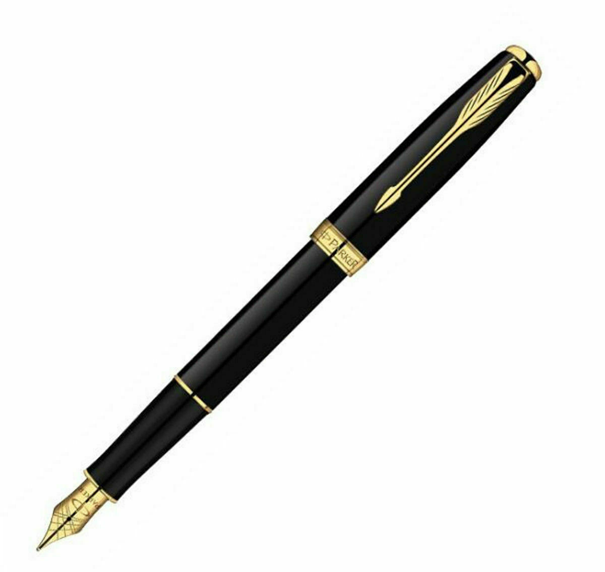 Excellent Black Parker Pen Sonnet Series 0.5mm Medium (M) Nib Fountain Pen