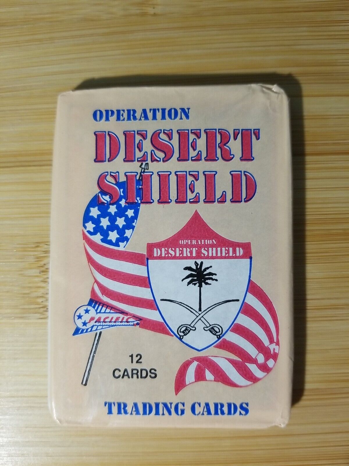 1991 Operation Desert Shield Unopened 12 Card Pack
