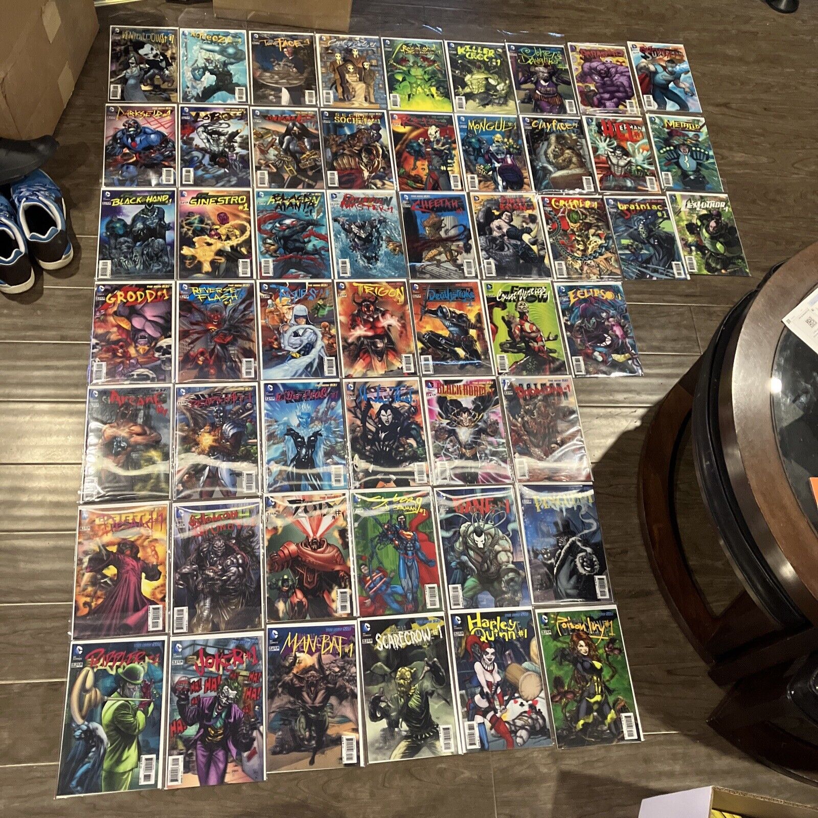 DC Villains Month 3D Lenticular Cover Complete 52 Issue First Print Set