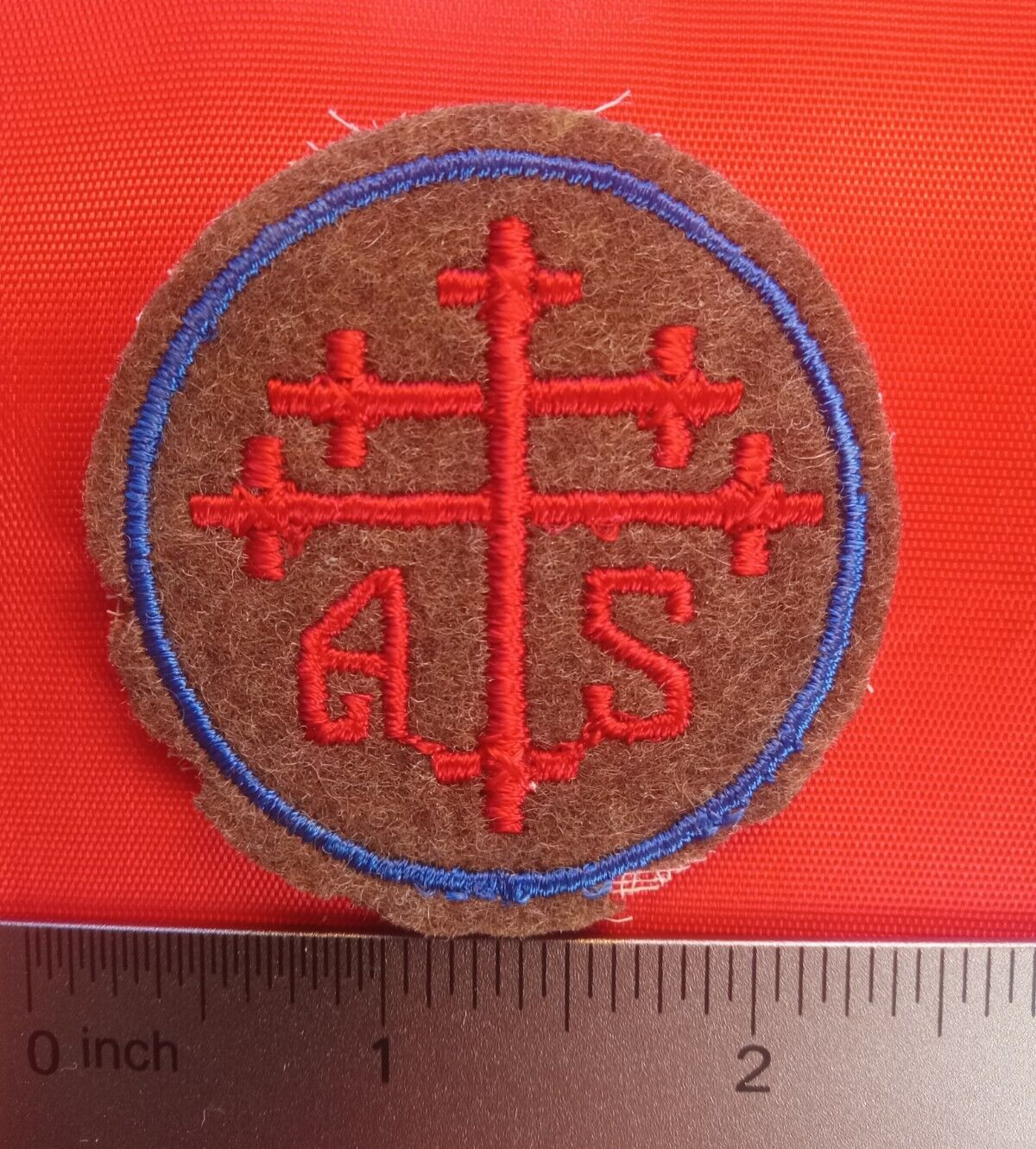US Army Authentic Pre WW2 Advanced Sector Service of Supply Military Patch