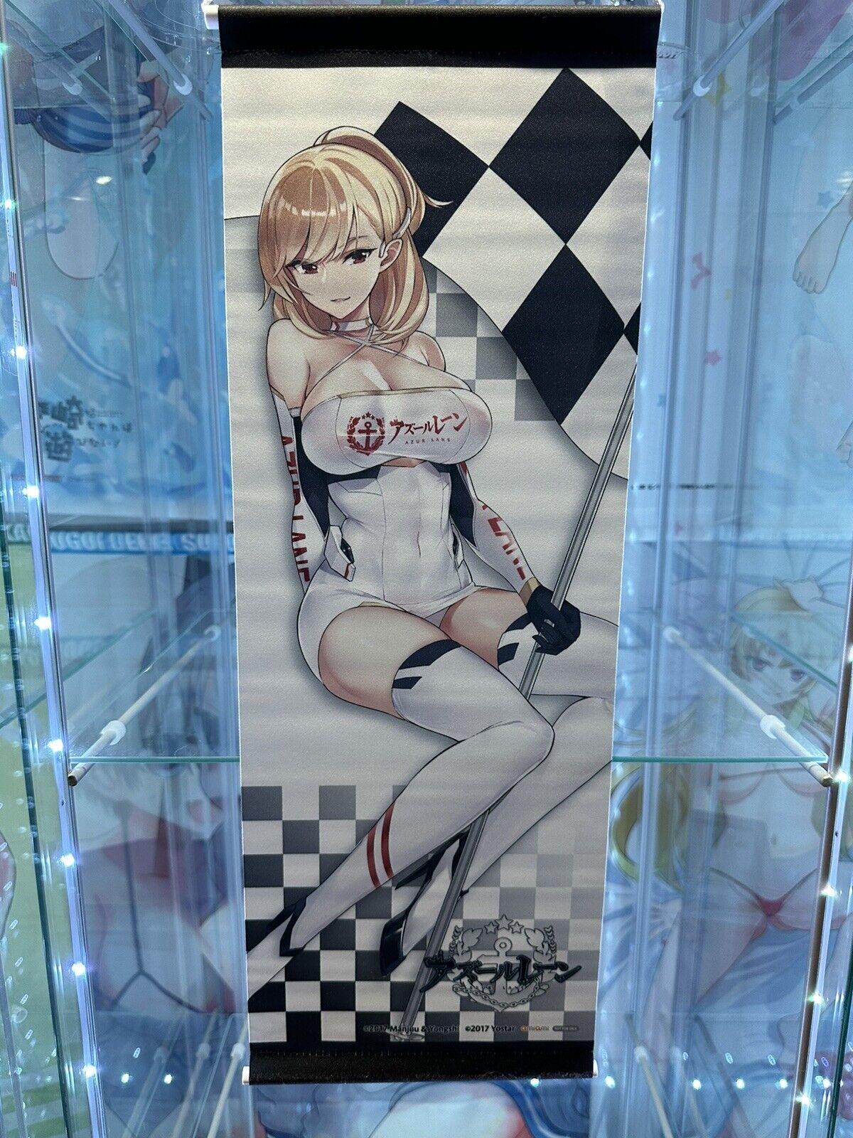 Mimeyoi Azur Lane Prince of Wales Crown Victory Racing Slim Wall Scroll only