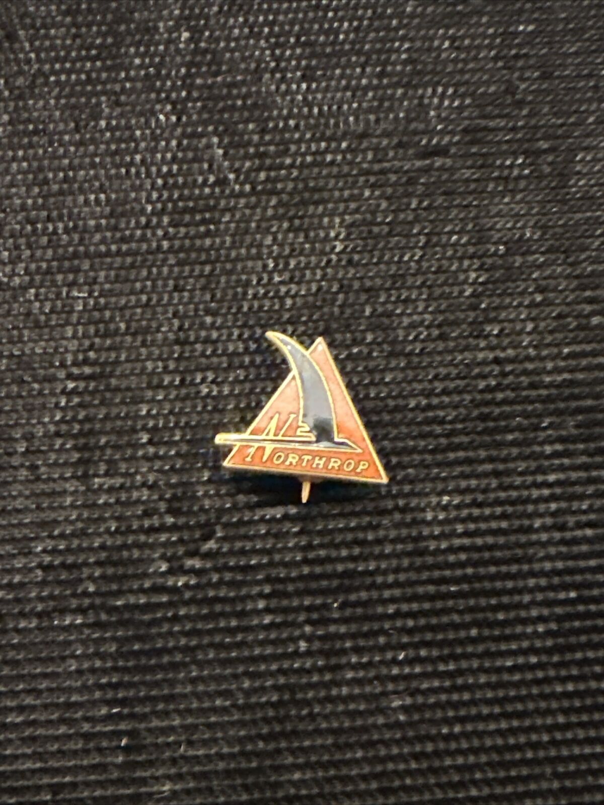 Vintage Enamel Northrop Pin
