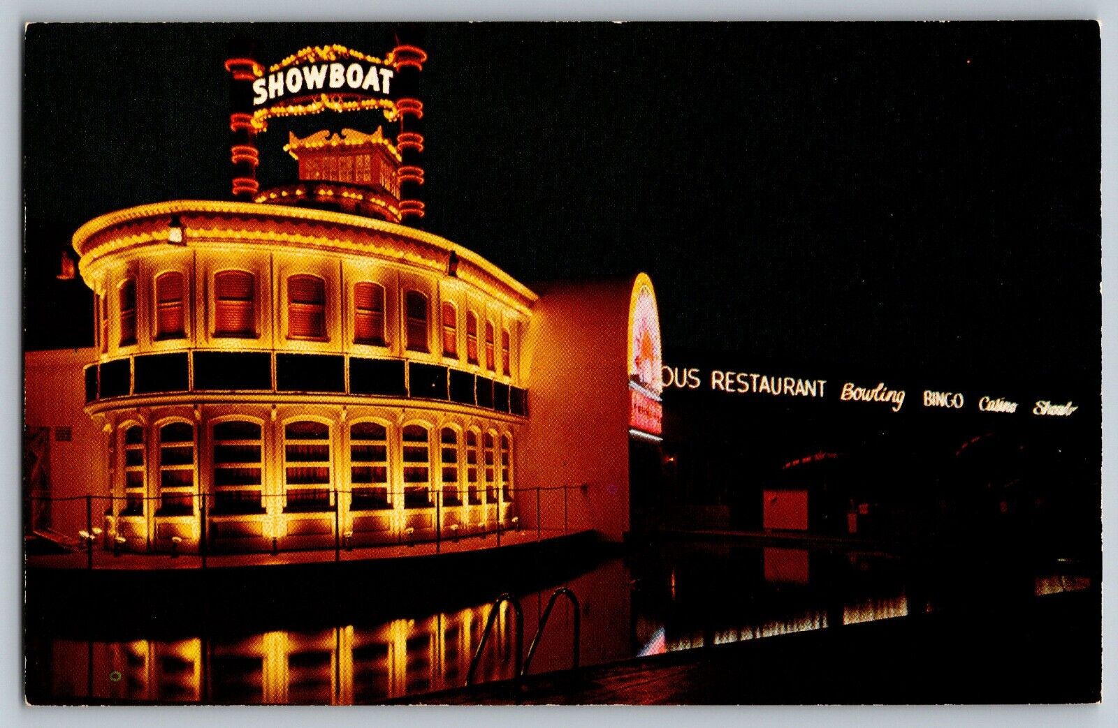 Las Vegas, Nevada - Greetings - The Showboat Hotel - Vintage Postcard - Unposted