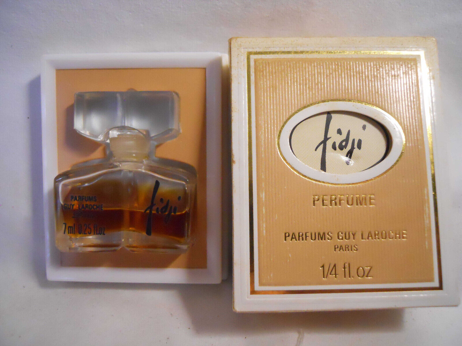Vintage FIDJI Parfums Guy Larouche Perfume 7ml .25 oz Box France