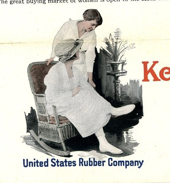 c1920s? Brochure Keds Woman The Most Powerful Advertising Agency U S Rubber Co