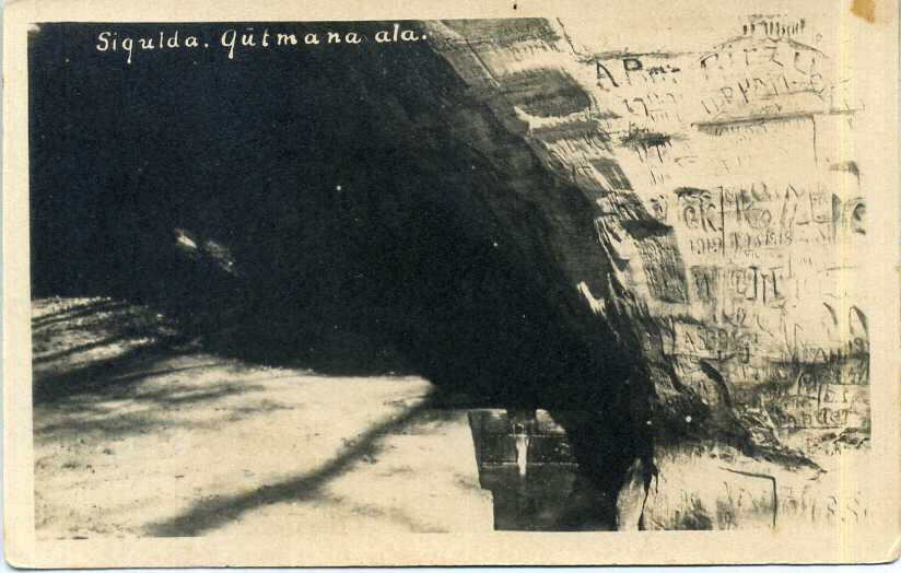 Latvia 1930\'s Sigulda Gutmana Ala Postcard 2