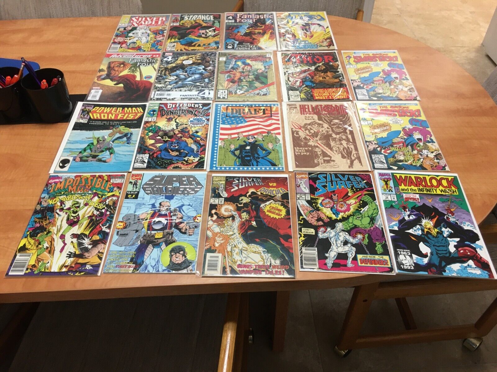 Lot of 20 Mixed Marvel Defenders of Dynatron Dr. Strange Fantastic 4 Comic Books