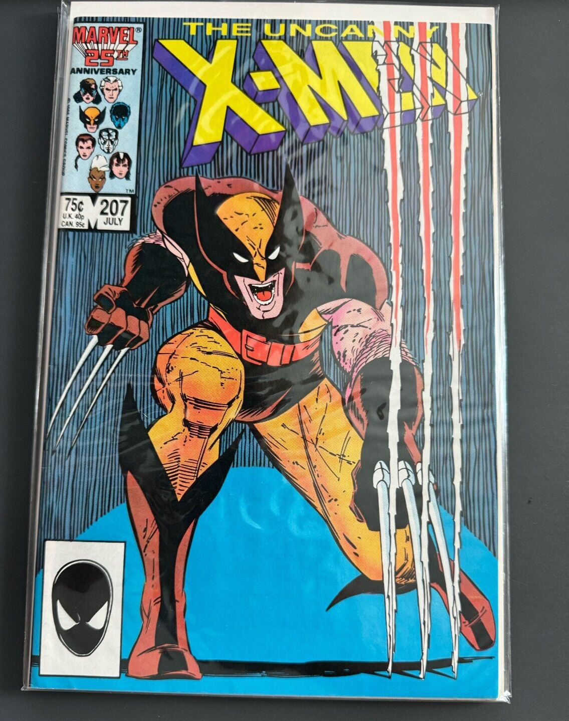 X-Men 207  1986 Phoenix/Wolverine cover by John Romita Jr