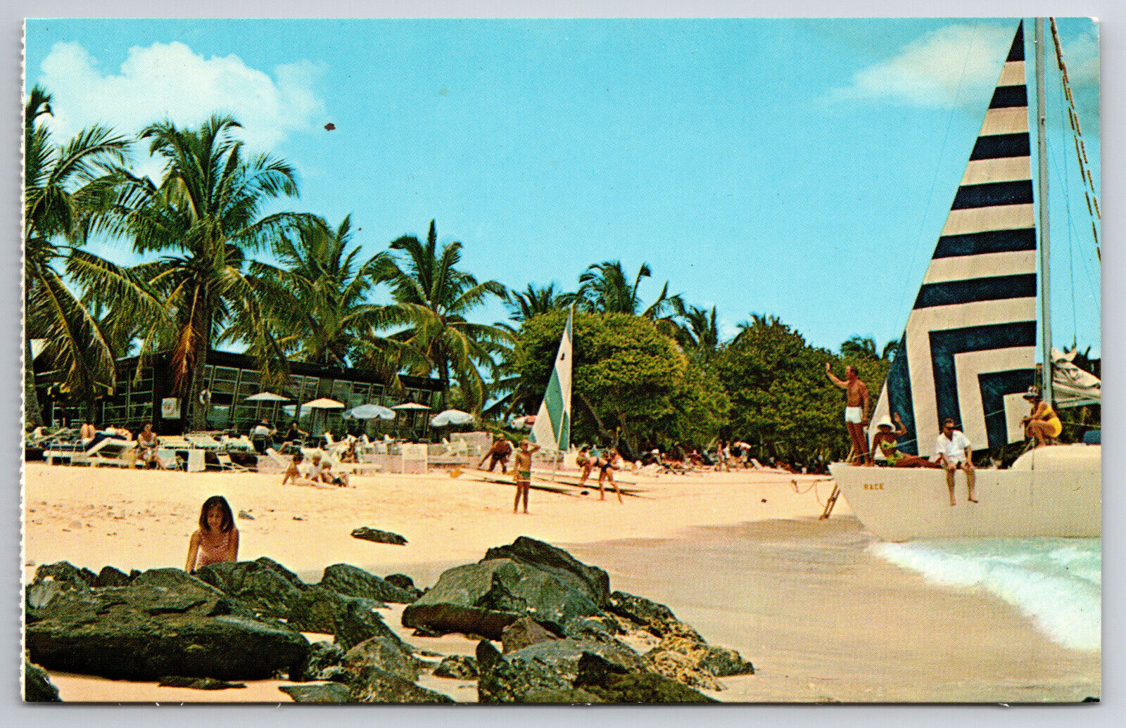 Vintage Postcard Sapphire Beach St. Thomas Virgin Islands