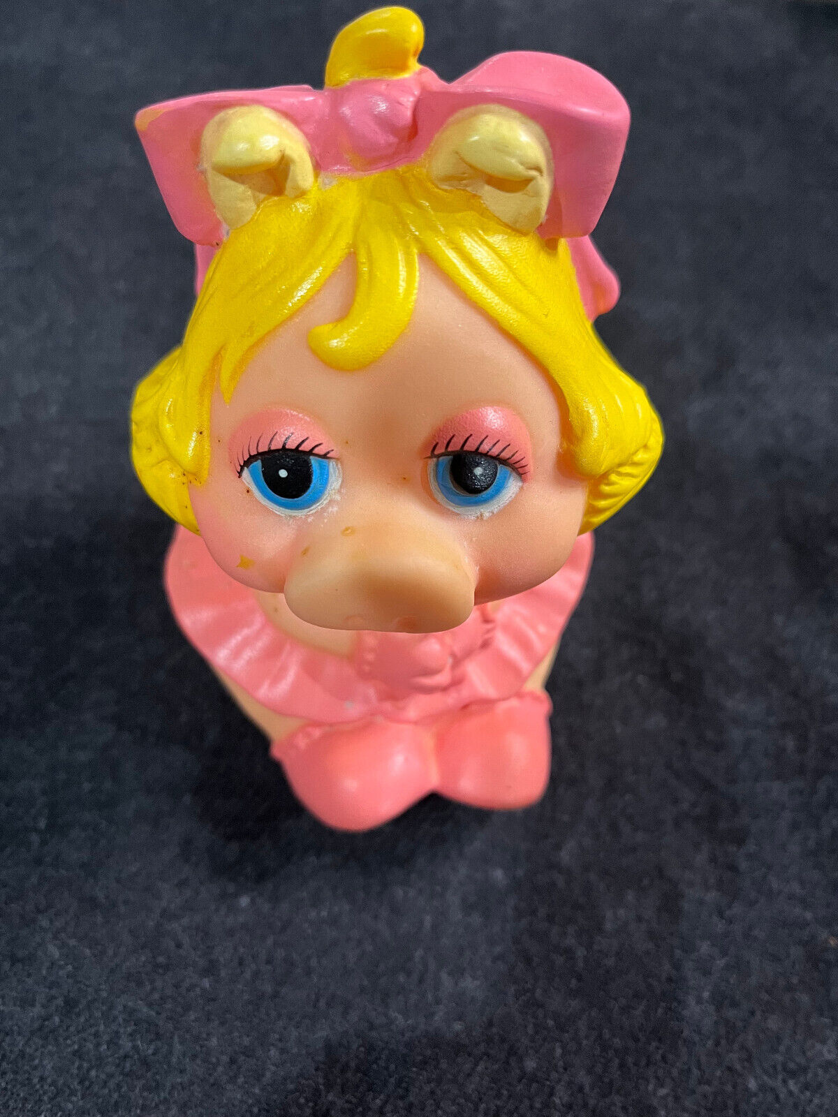 Vintage -1984 Genuine Henson Tommee Tippee Collectible Squeak Miss Piggy Toy