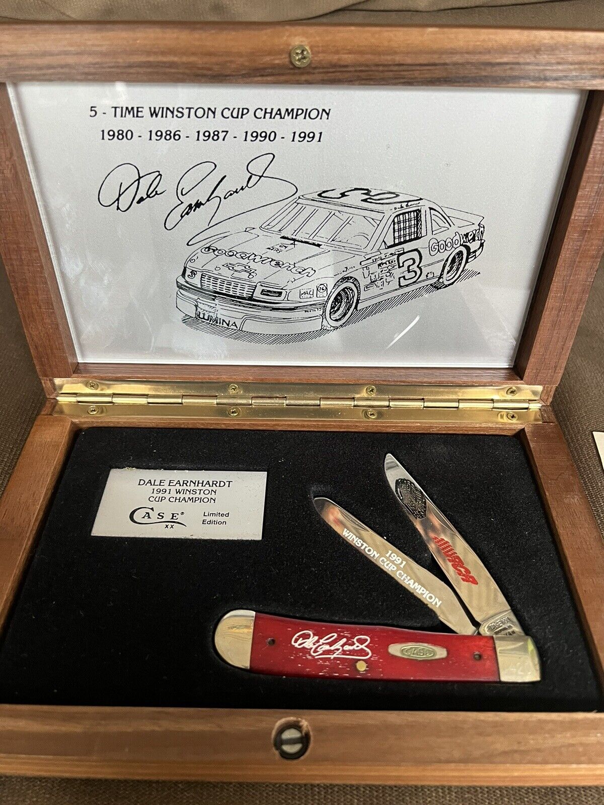 Case xx Dale Earnhardt 1991 Winston Cup Champion Limited Edition Knife
