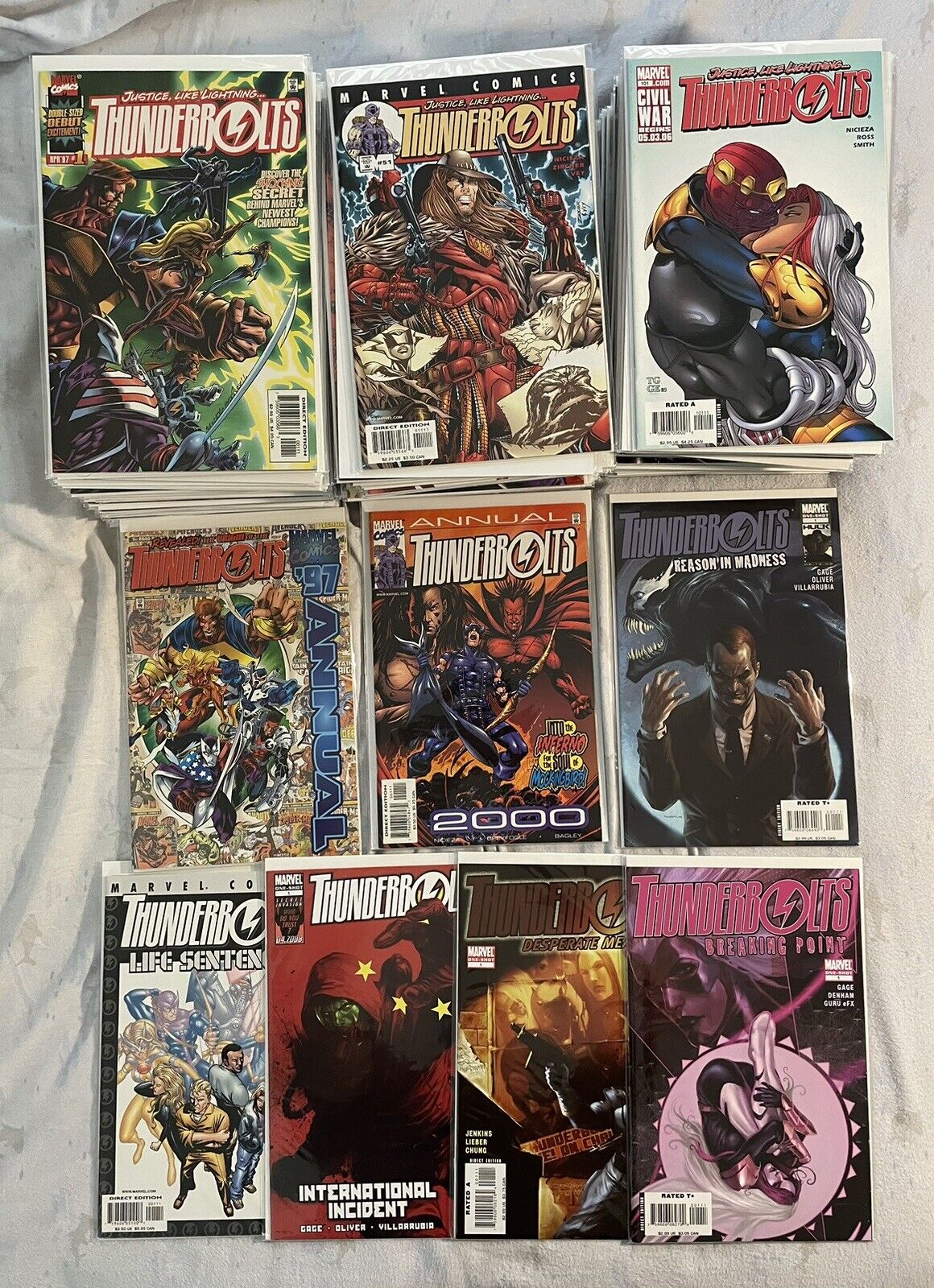 THUNDERBOLTS 1-154 (Complete Run) + 1997 & 2000 Annual + One Shots