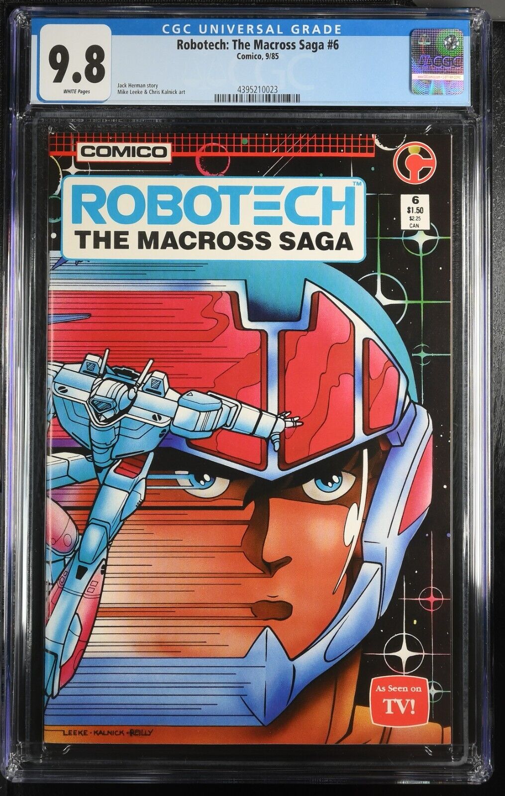 ROBOTECH: THE MACROSS SAGA #6 - CGC 9.8 - WP - NM/MT - WRAPAROUND COVER