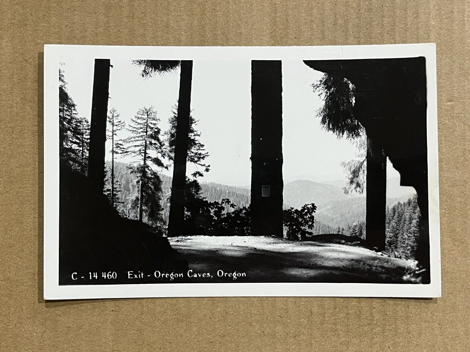 Postcard RPPC Oregon Caves Exit View Vintage OR Sawyer Real Photo PC