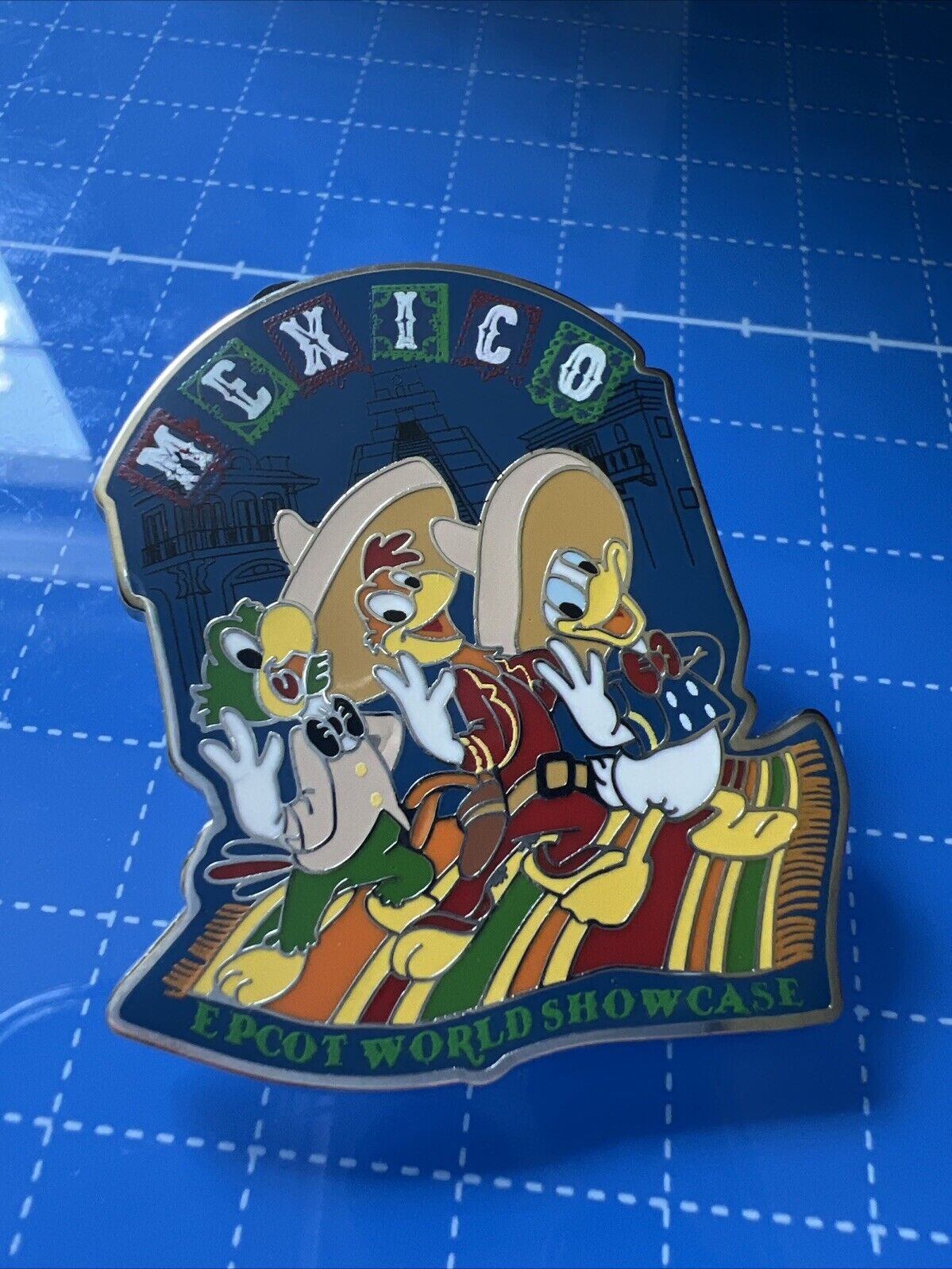 Disney Pin EPCOT Mexico Pavilion Artist Proof Pre-Production LE Only 25 made PP