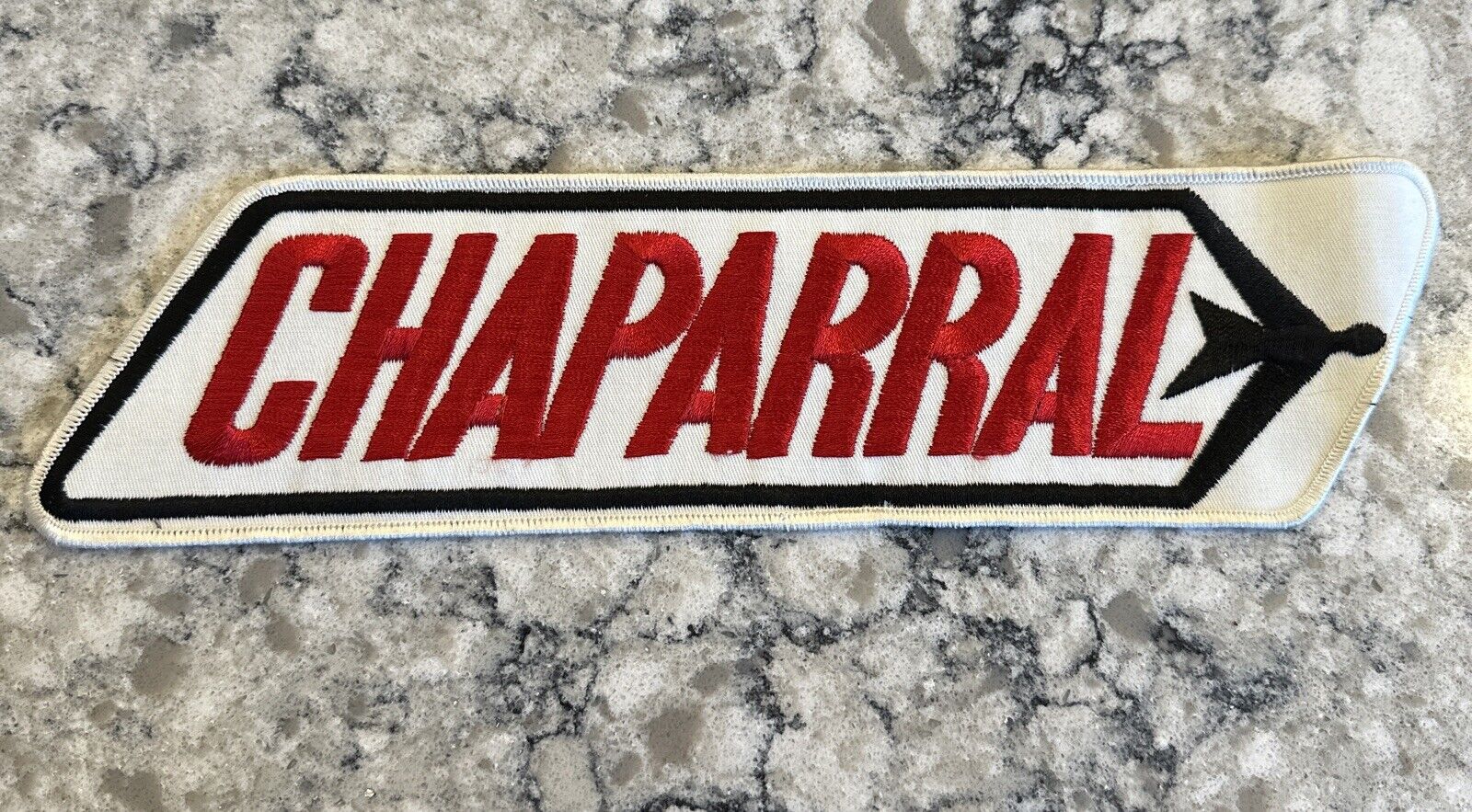 CHAPARRAL SNOWMOBILE JACKET PATCH VTG Large Size Sewn Embroidered