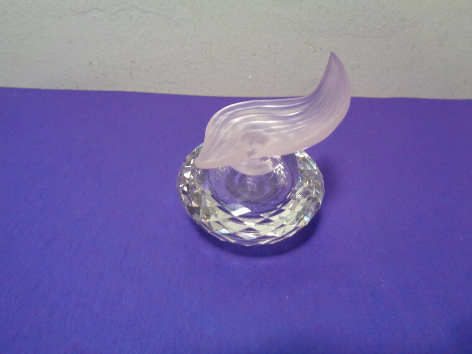 Swarovski Crystal Flacon Rose # 236639 Perfume Bottle with Box (3\