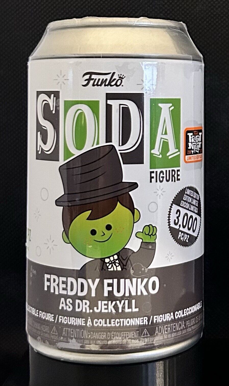 Funko Vinyl Soda: Freddy Funko - Freddy Funko As Dr. Jekyll (Glow) 3000