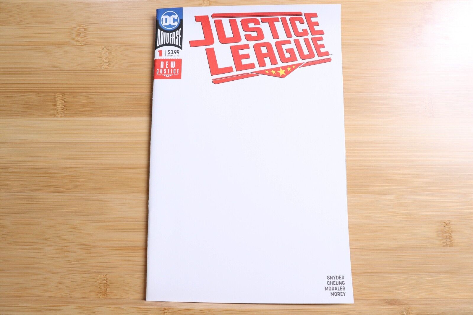 JUSTICE LEAGUE #1 Blank Sketch Variant NM - 2018