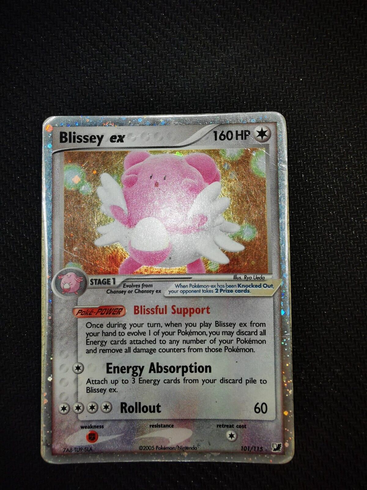 Pokemon Card - Ex Unseen Forces Set - Blissey Ex- 101/115 ENG