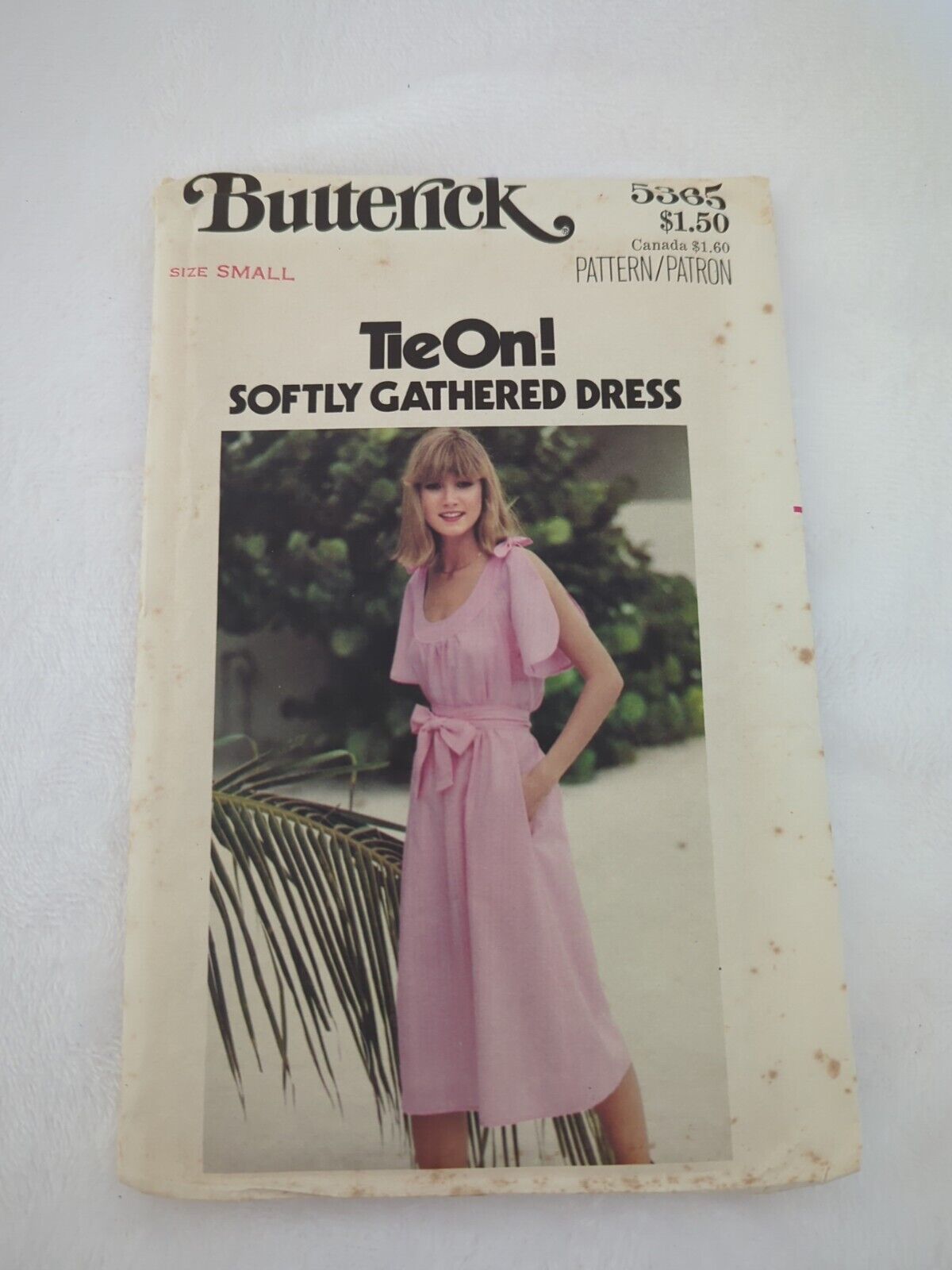Vintage 1980s Butterick 5365, Summer Dress, CC