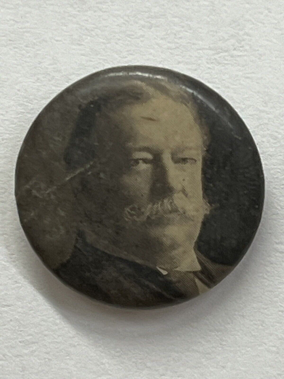 (C) 1908 WILLIAM H TAFT Campaign Pin Pinback Button Political Presidential Elect