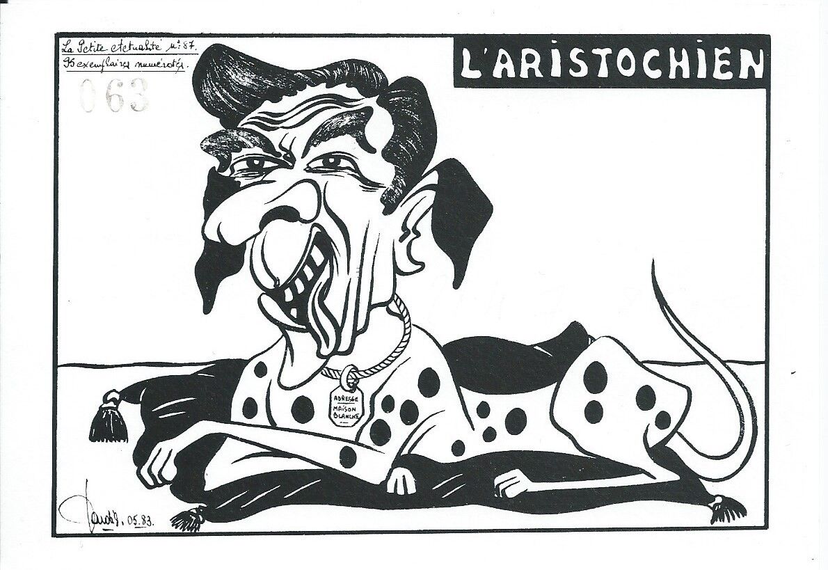 CPM - postcard Jacques LARDIE satirical draftsman No. 87 signed on back