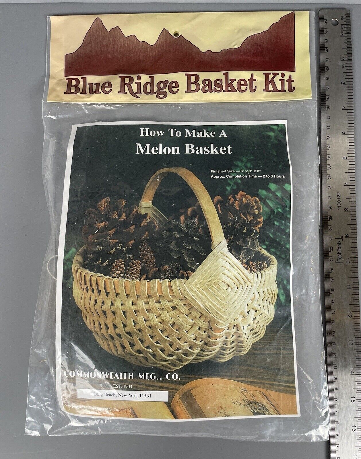 Blue Ridge Melon Basket Kit Commonwealth Mfg Vintage 1983                       
