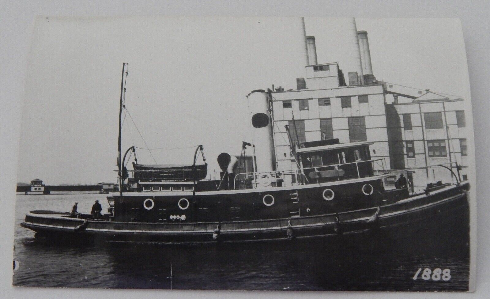 Steamship Steamer BELHAVEN real photo postcard RPPC