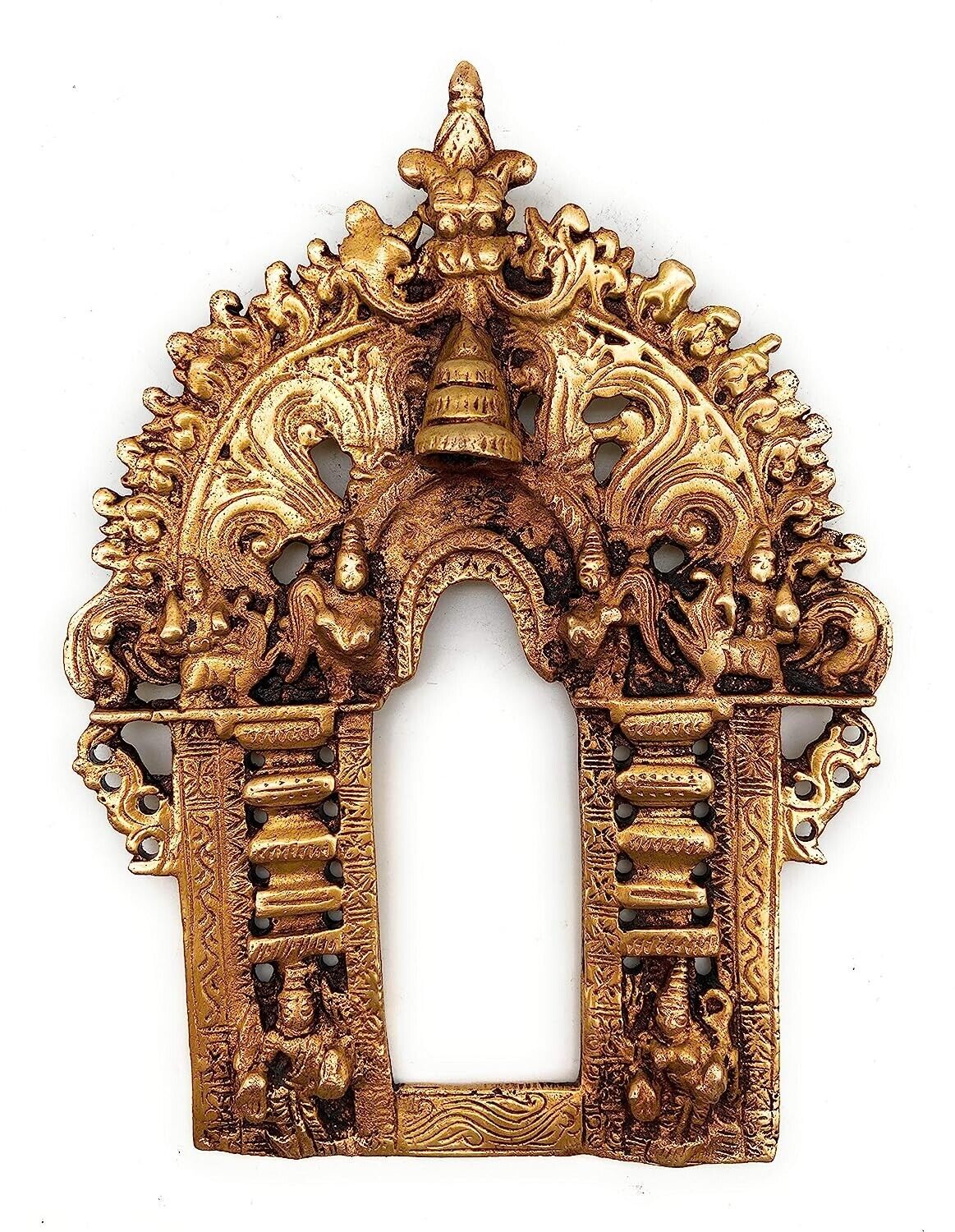 Indian Traditional Elegant Brass Prabhavali For Home Decor