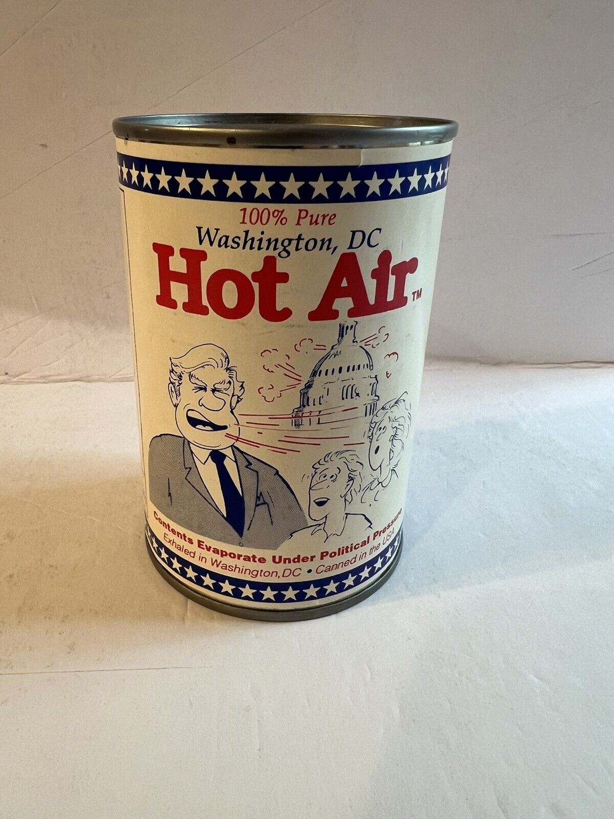 Washington, DC Hot Air, Can,  Gag, Novelty Item, Political Humor