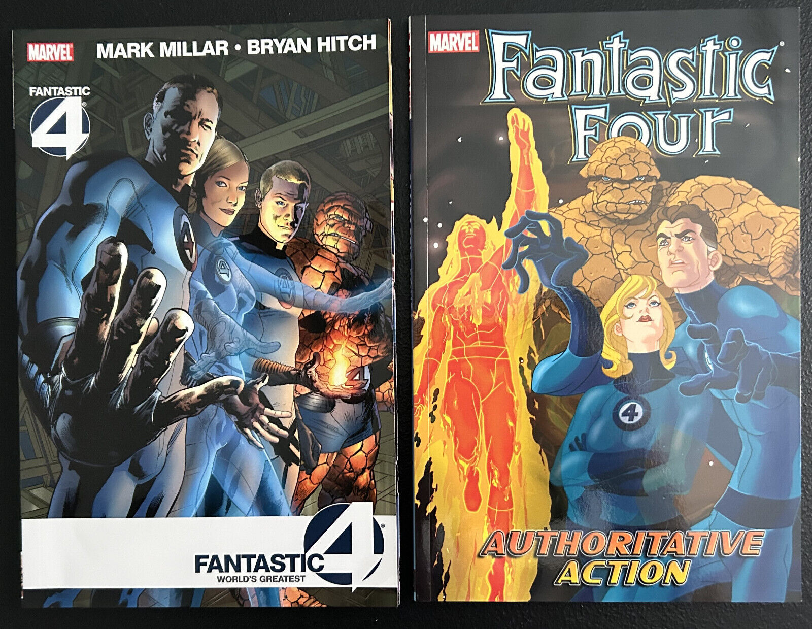 Fantastic Four TPB Trade Paperback Lot 2 World's Greatest Authoritative Action